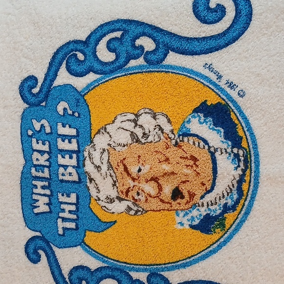 Vintage 'Where's the Beef?' Hand Towels - Picture 2 of 5